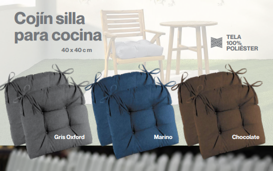 Cojín silla para cocina