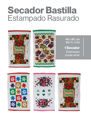 Secador Bastilla Estampado Rasurado