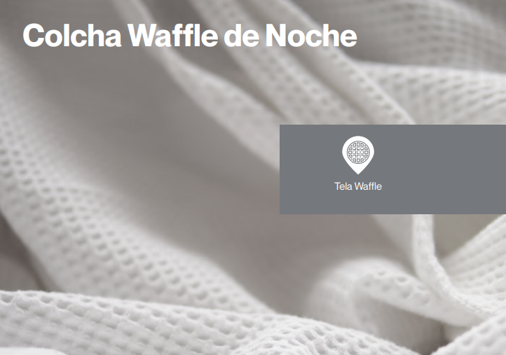 Colcha Waffle de Noche