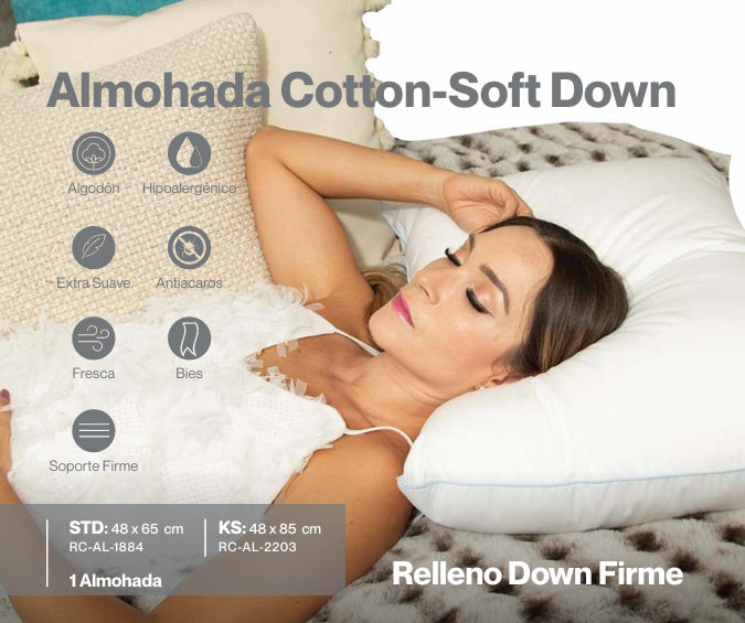 Almohada Cotton-Soft Down