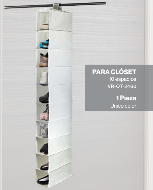 Organizador de zapatos para closet colgante