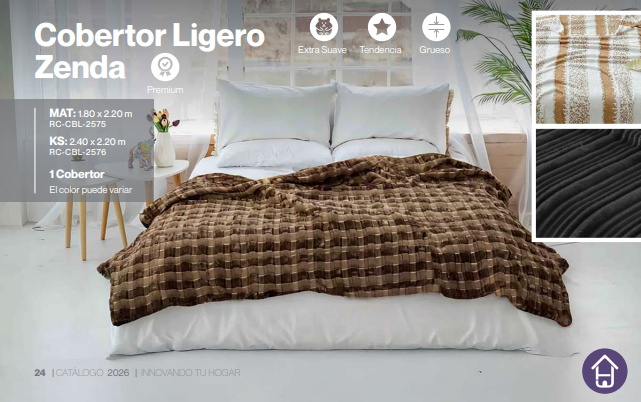 Cobertor Ligero Zenda
