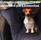 Cubierta para asientos de automóvil para mascotas
