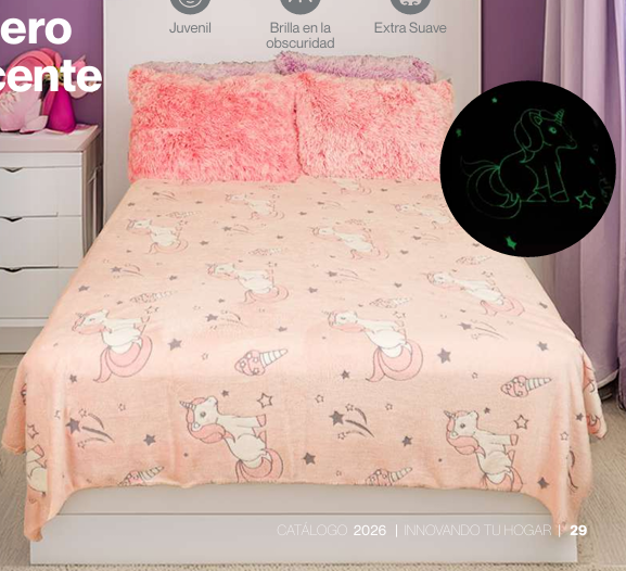 Cobertor Ligero Fotoluminiscente