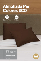 Par de Almohadas Colores ECO