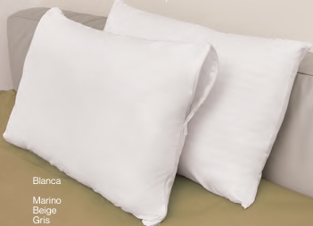 Par de Almohadas Tacto Seda con Cierre