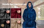 Hoodie Borrega Invernal Unitalla Unisex