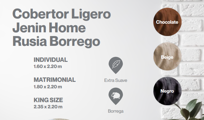 Cobertor Rusia Borrego