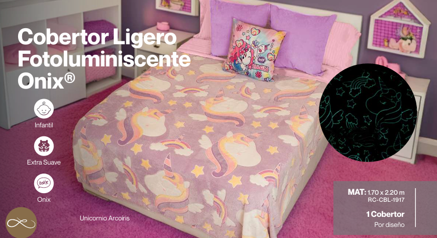 Cobertor Ligero Fotoluminiscente