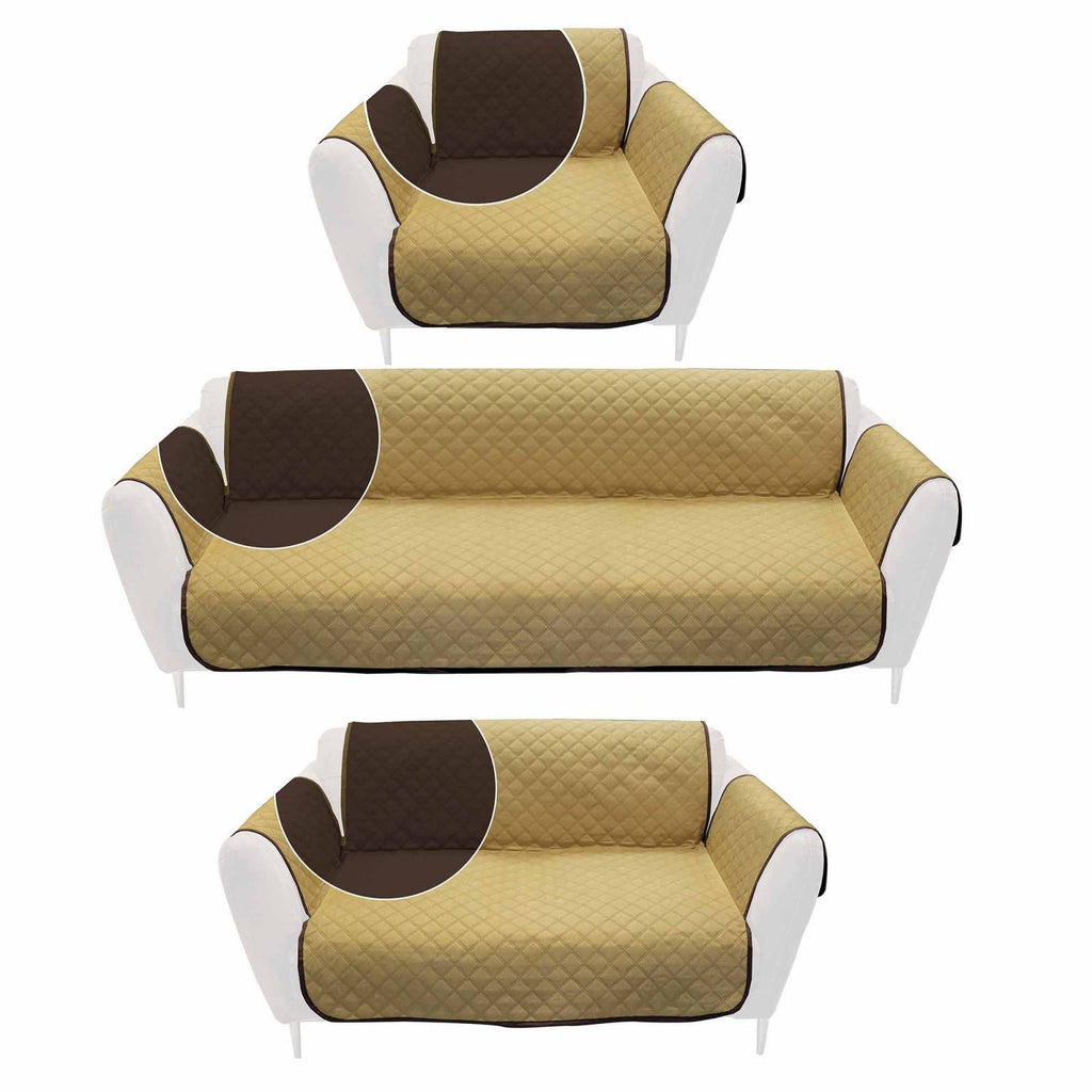Cubre sofá Ultrasonic 3 piezas Doble Vista Microfibra Poliéster