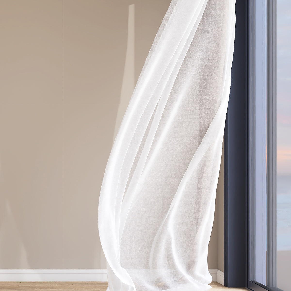 Cortina Tergal - 1 hoja 140 x 210 cm 100% Poliéster