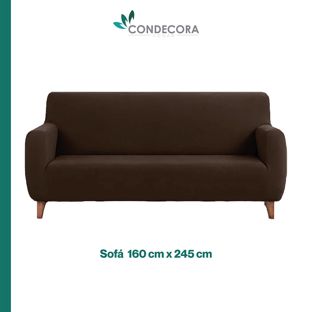 Cubre Sofá Elástico Impermeable 3 piezas Poliéster