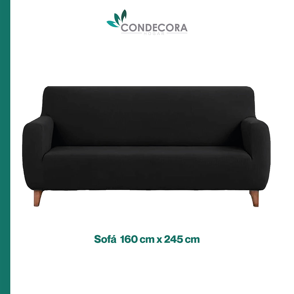 Cubre Sofá Elástico Impermeable 3 piezas Poliéster