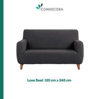 Cubre Sofá Elástico Impermeable 3 piezas Poliéster