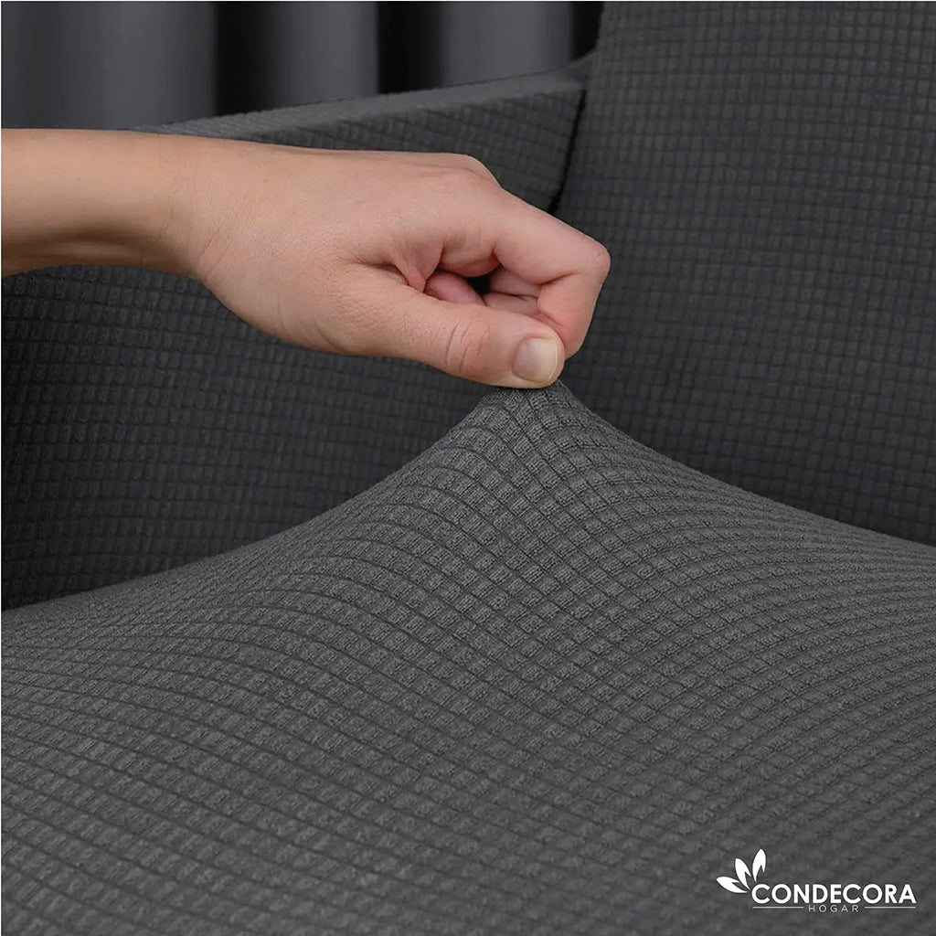 Cubre Sofá Elástico Impermeable 3 piezas Poliéster