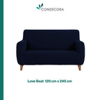 Cubre Sofá Elástico Impermeable 3 piezas Poliéster