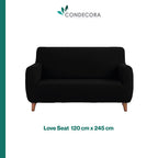 Cubre Sofá Elástico Impermeable 3 piezas Poliéster