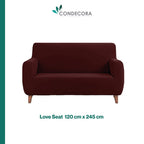 Cubre Sofá Elástico Impermeable 3 piezas Poliéster