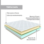 Colchón Grand Sleep Memory Foam  – Confort de Lujo en Caja