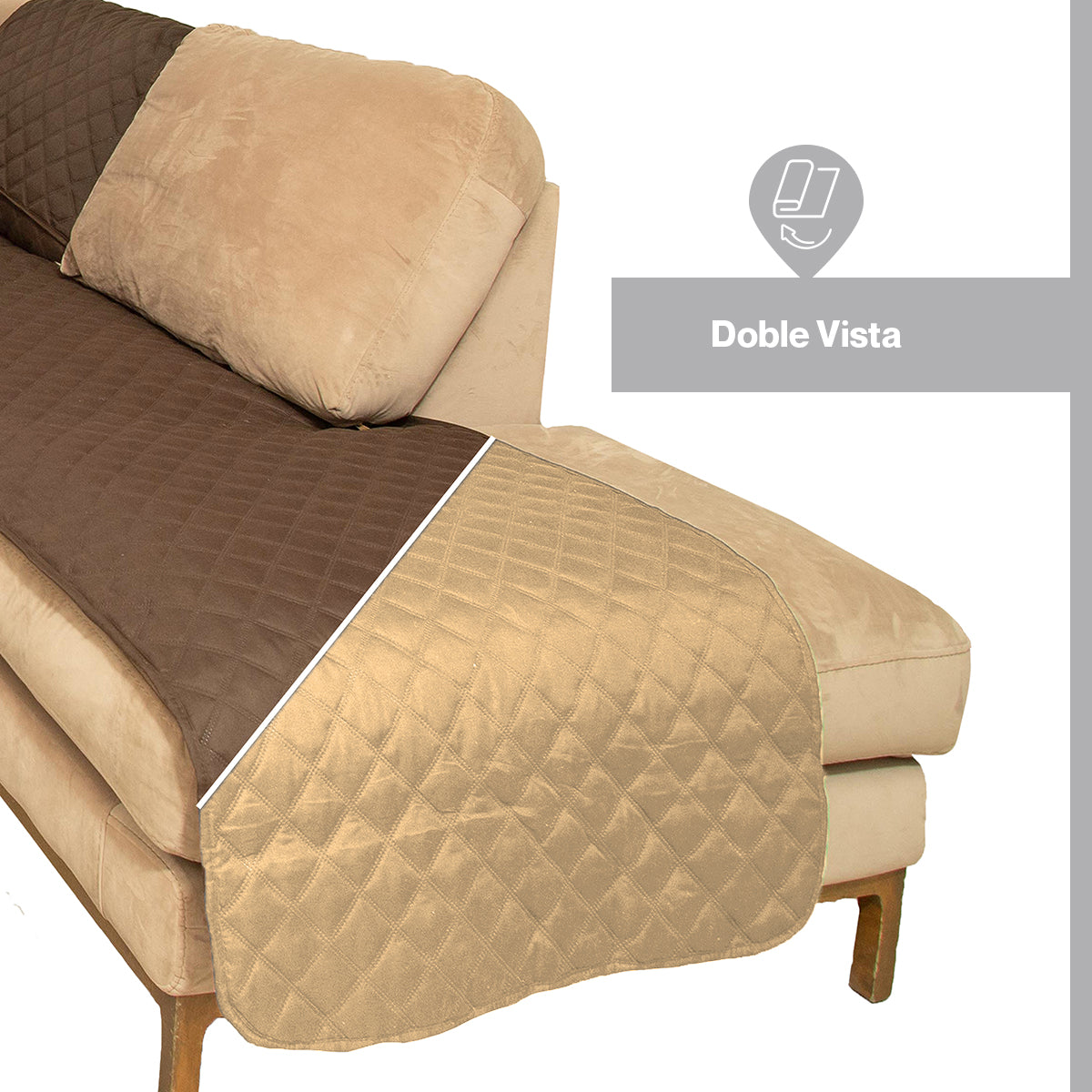 Cubre Salas Esquineras – Protector para Sofá Tipo L Doble Vista