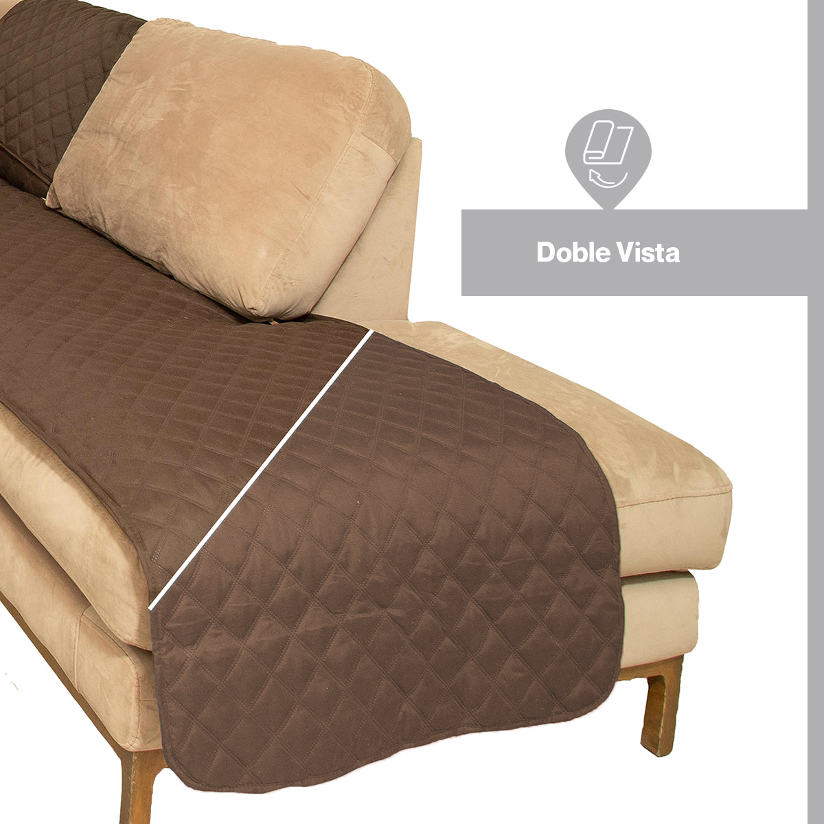 Cubre Salas Esquineras – Protector para Sofá Tipo L Doble Vista