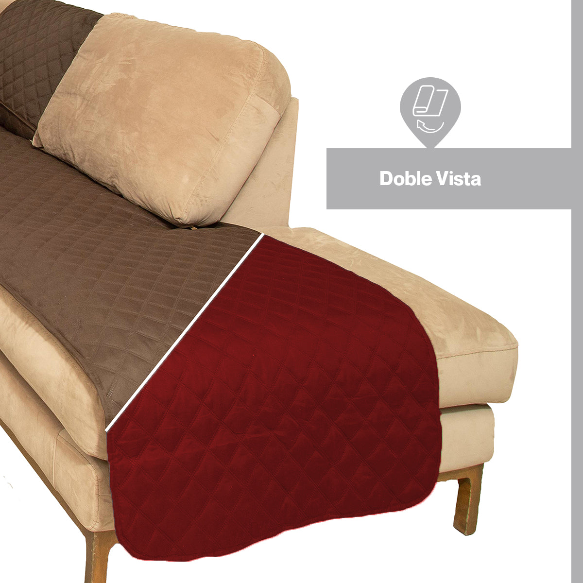 Cubre Salas Esquineras – Protector para Sofá Tipo L Doble Vista