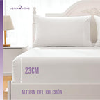 Juego de Sábanas Hoteleras Eco Blancas – Suavidad y Durabilidad para un Descanso Perfecto